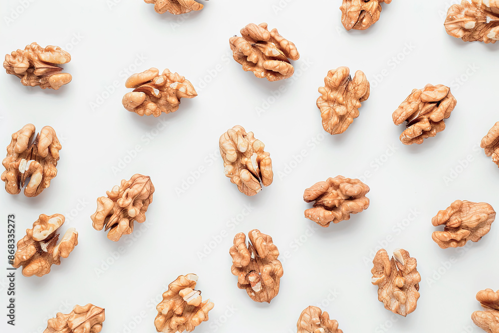 Walnuts isolated on white background Walnuts isolated on white background
