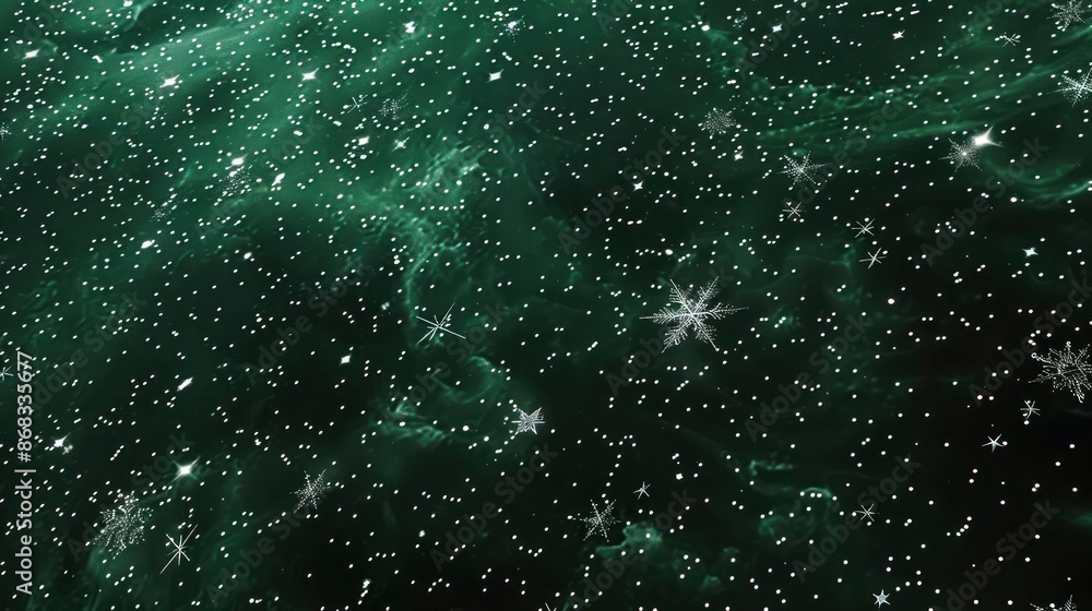 A celestial scene with an emerald green expanse A celestial scene with an emerald green expanse