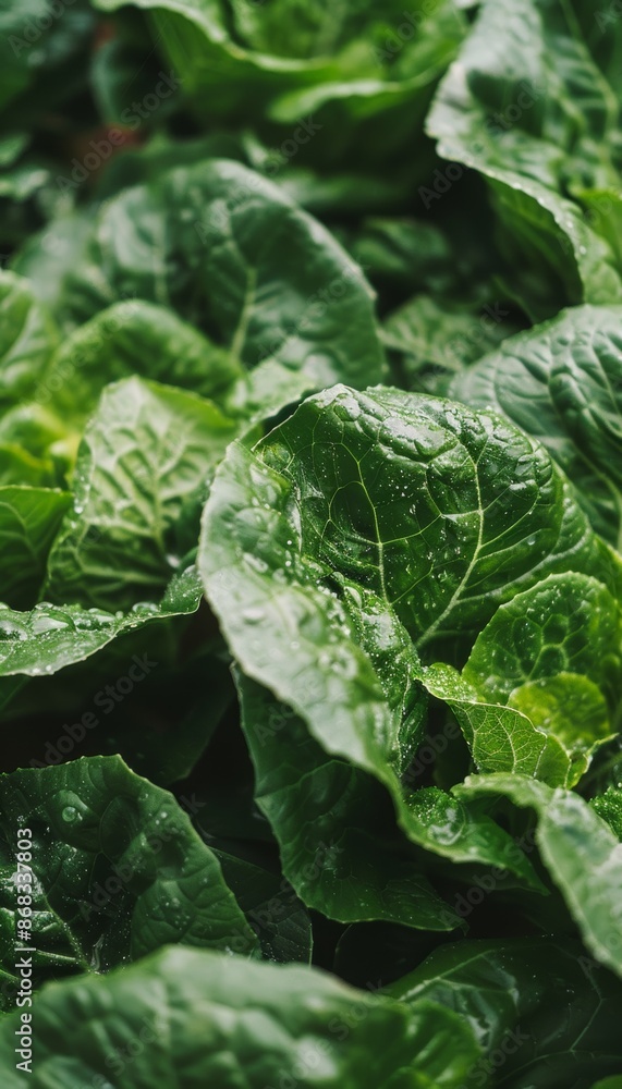 Innovative Urban Agriculture: Close-Up of Leafy Greens Growing in a Hydroponic System Innovative Urban Agriculture: Close-Up of Leafy Greens Growing in a Hydroponic System