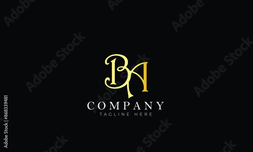 BA logo, Branding logo, Clothing logo, Letter logo