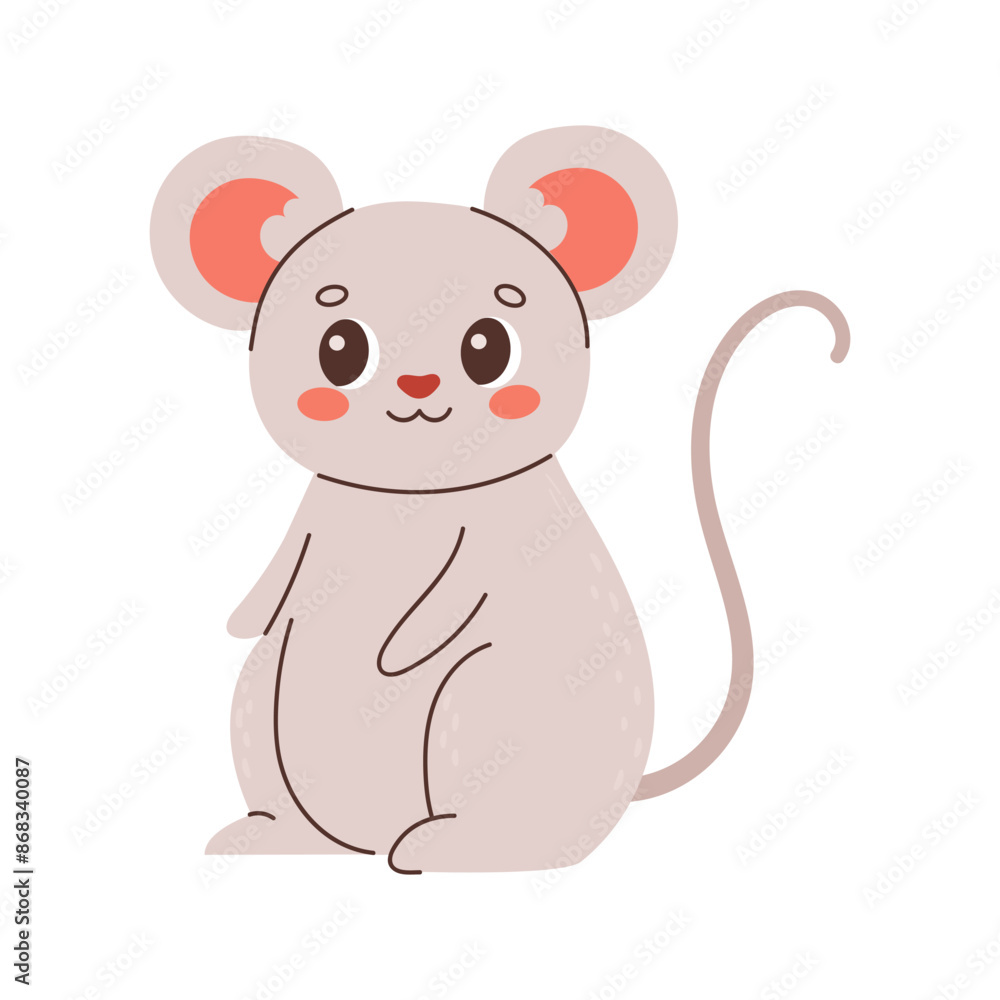 Cute forest autumn animals. Cartoon mouse for autumn season. Fall season stickers and clipart. Thanksgiving design on white.
Cute forest autumn animals. Cartoon mouse for autumn season. Fall season stickers and clipart. Thanksgiving design on white.