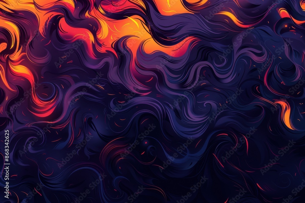 Abstract Swirling Colors. A Digital Art Background Abstract Swirling Colors. A Digital Art Background