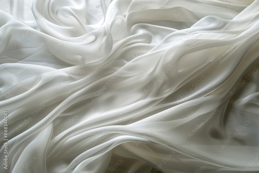 Soft Focus White Silk Fabric Soft Focus White Silk Fabric