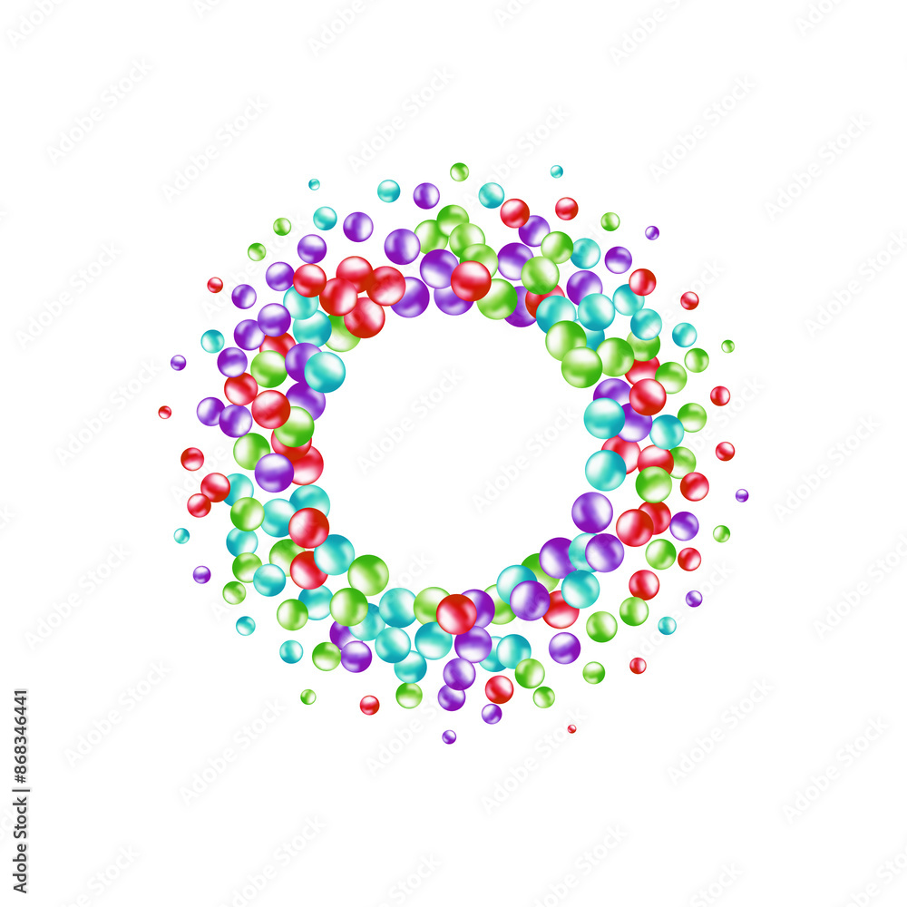 Beautiful ball round holographic gradient iridescent background colorful illustration. eps 10 Beautiful ball round holographic gradient iridescent background colorful illustration. eps 10