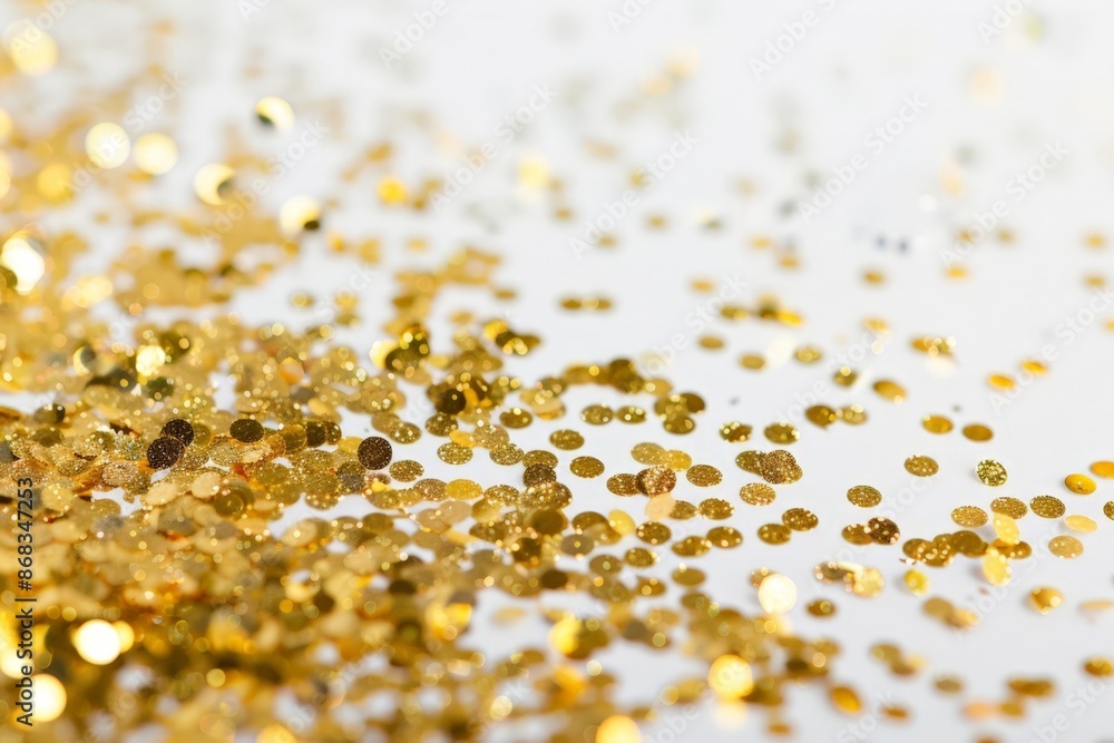 Sparkling Gold Confetti Blur Background Sparkling Gold Confetti Blur Background