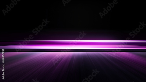 Abstract purple light streaks on a dark background