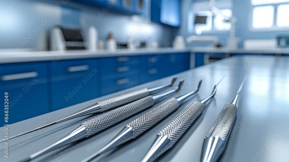 Fototapeta premium Advanced Medical Tools and Technology in Modern Healthcare: Innovations, Precision Instruments, and Future Trends in Surgical Devices and Healthcare Technology for Enhanced Medical Outcomes