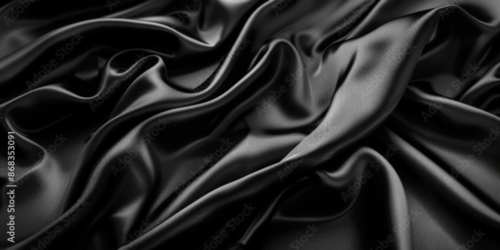 Fototapeta premium Luxurious Black Velvet Texture