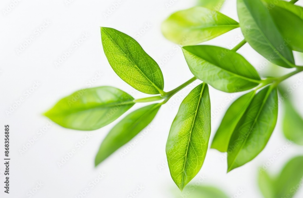 Vibrant Green Leaves Close-up Vibrant Green Leaves Close-up