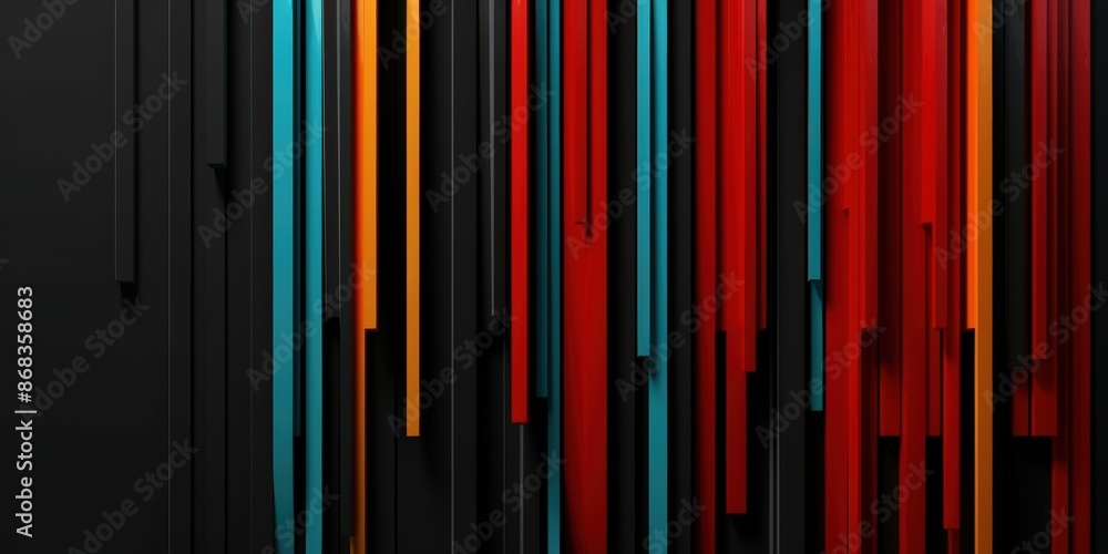 Abstract Colorful Stripes Background Abstract Colorful Stripes Background