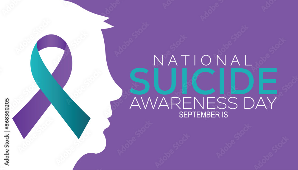 Vector illustration on the theme of National suicide prevention day observed each year during September banner, Holiday, poster design. Vector illustration on the theme of National suicide prevention day observed each year during September banner, Holiday, poster design.