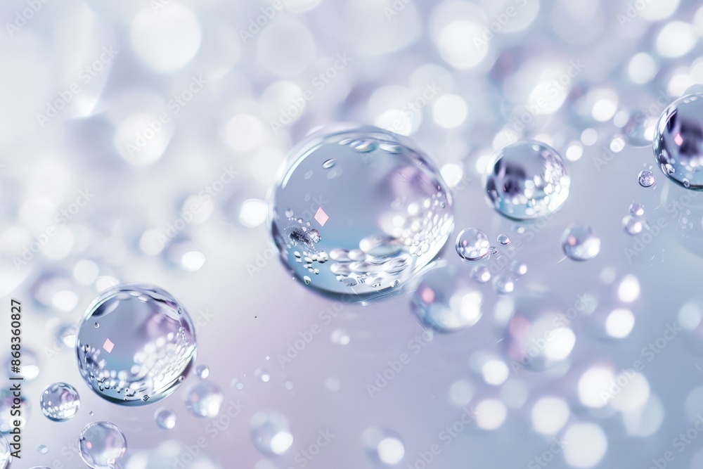 Soft Focus Bubbles in a Blurred Background Soft Focus Bubbles in a Blurred Background