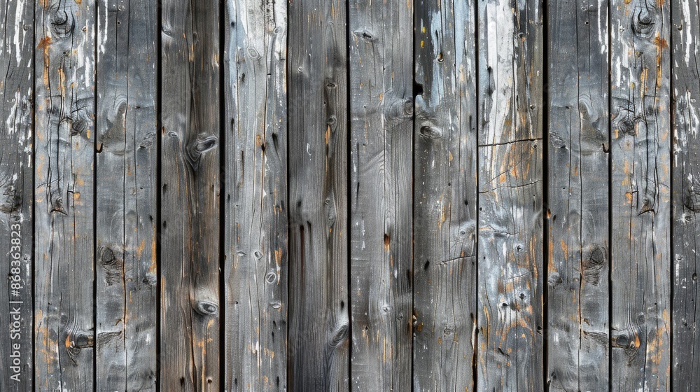 Aged gray wooden fence Aged gray wooden fence