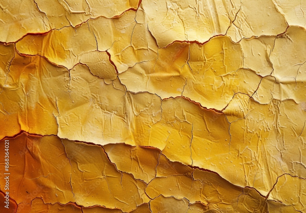 Textured Crackle Gold Paper Background Textured Crackle Gold Paper Background