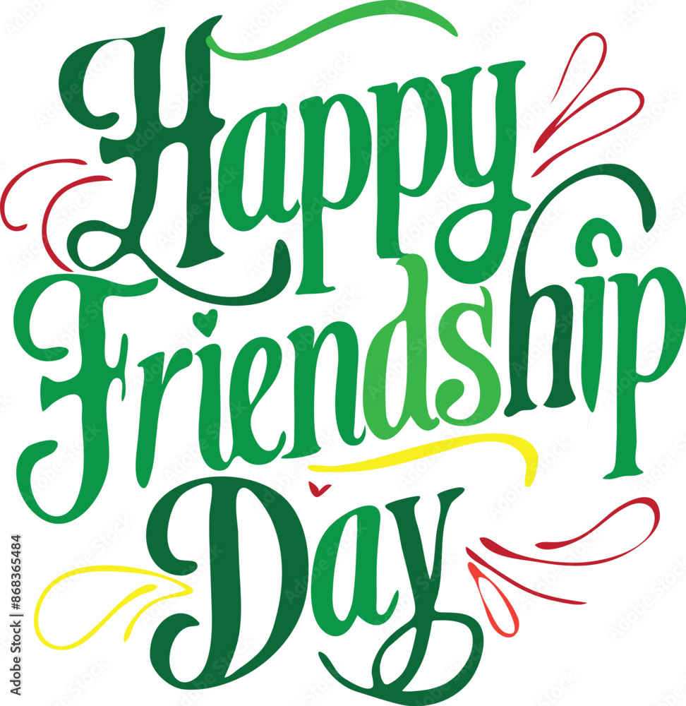 Fototapeta premium Happy Friendship Day