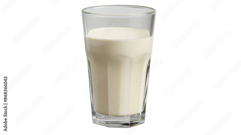 Glass of milk on transparent background Glass of milk on transparent background