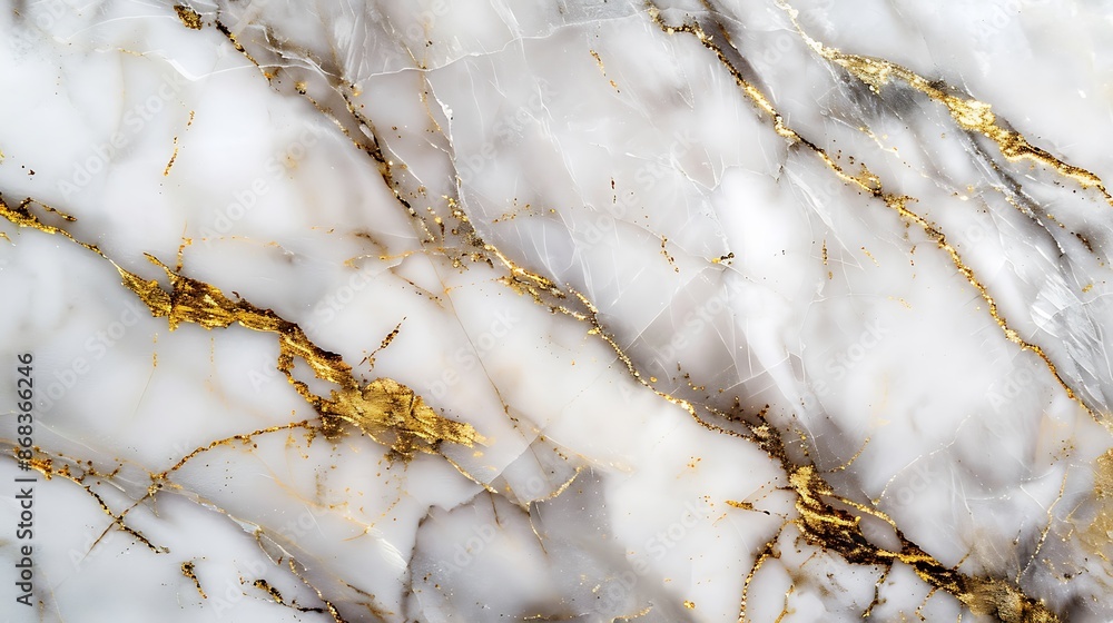 White Marble with Golden Veins Texture White Marble with Golden Veins Texture