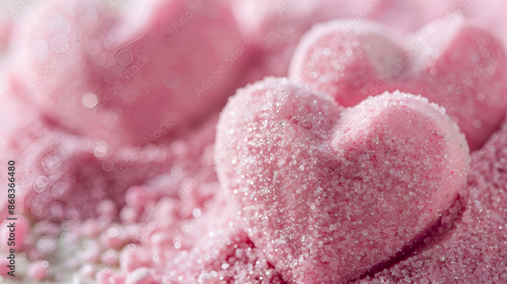 Close up of pink glitter hearts on sparkling background, Copy space ,Valentines Day, Romantic Concept,Marmalade hearts covered with sugar on a sparkling pink background
Close up of pink glitter hearts on sparkling background, Copy space ,Valentines Day, Romantic Concept,Marmalade hearts covered with sugar on a sparkling pink background