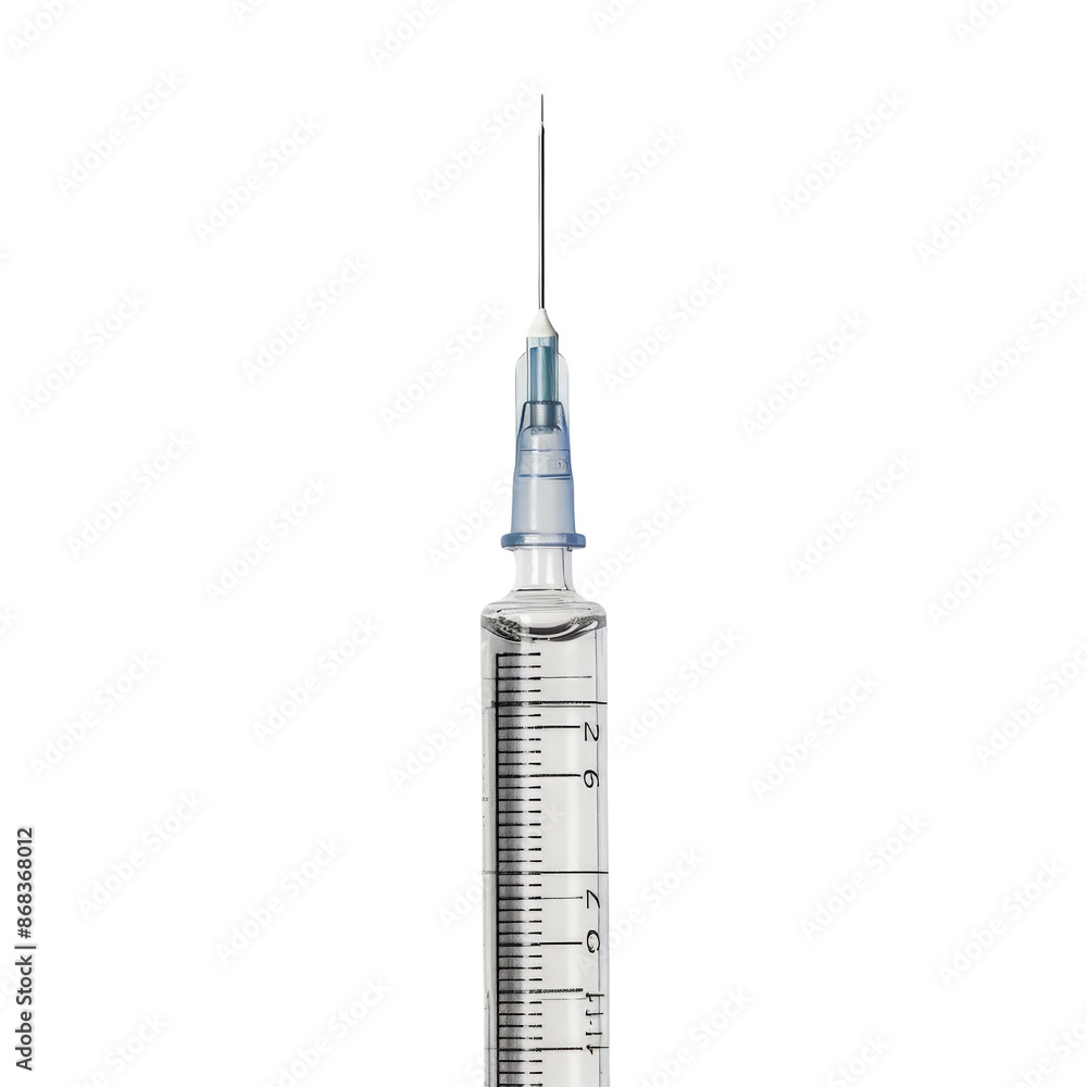 Medical syringe with a clear plastic body and fine needle, suitable for injections and healthcare needs. Medical syringe with a clear plastic body and fine needle, suitable for injections and healthcare needs.