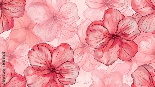 Creative Flower Doodle Themes Wallpaper Background Design Packaging Design Fashion 1 Generative AI