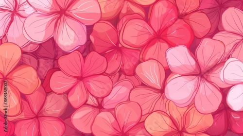 Flowers Wallpaper Background - Design Packaging Simple, Design Fashion Generative AI