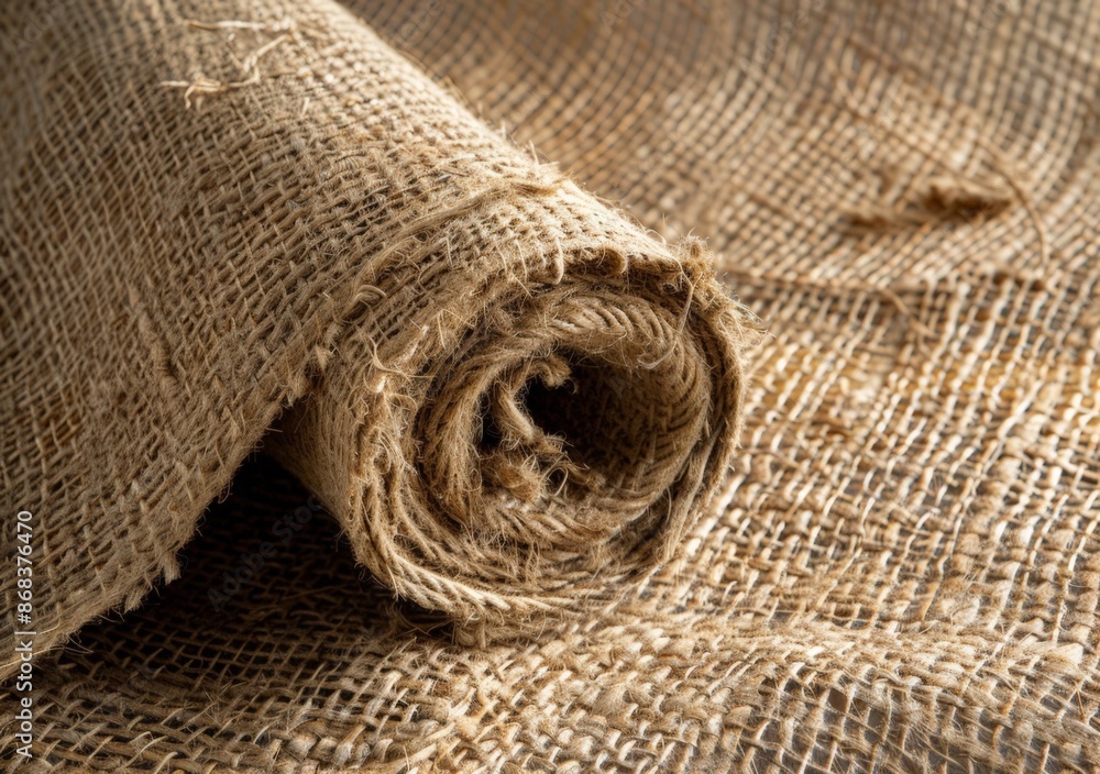 Rough Textured Burlap Fabric Roll Rough Textured Burlap Fabric Roll