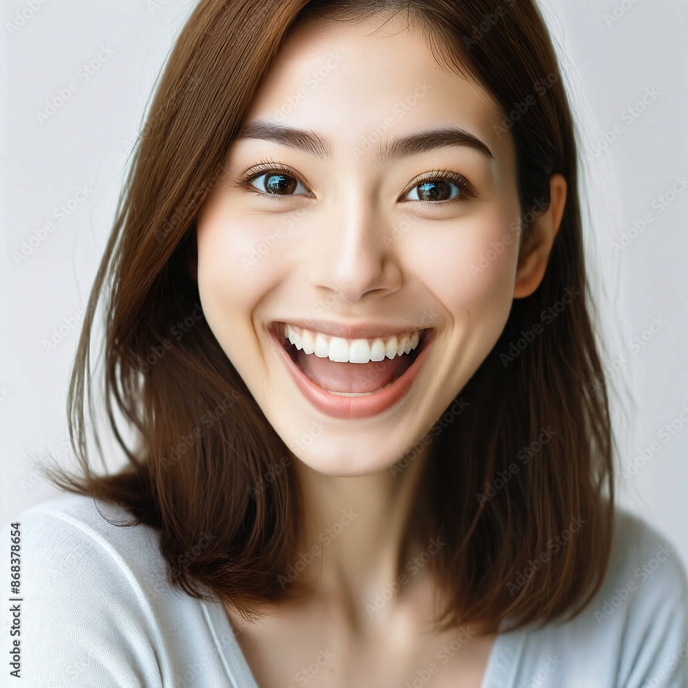 Amazed surprised impressed astonished woman. Close up. Happy and smiling. Unexpected news. Positively shocked. Yeah. Wow. Plain background. Advertisement. Cheerful. Satisfied. Positive. Generative AI Amazed surprised impressed astonished woman. Close up. Happy and smiling. Unexpected news. Positively shocked. Yeah. Wow. Plain background. Advertisement. Cheerful. Satisfied. Positive. Generative AI