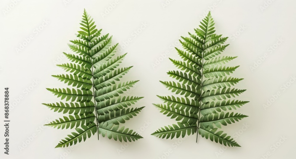 Vibrant Green Fern Leaves Vibrant Green Fern Leaves