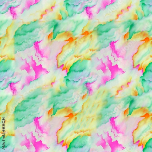 Seamless Print Shibori pattern and tie-dye allover textile Shibori allovers pattern design photo