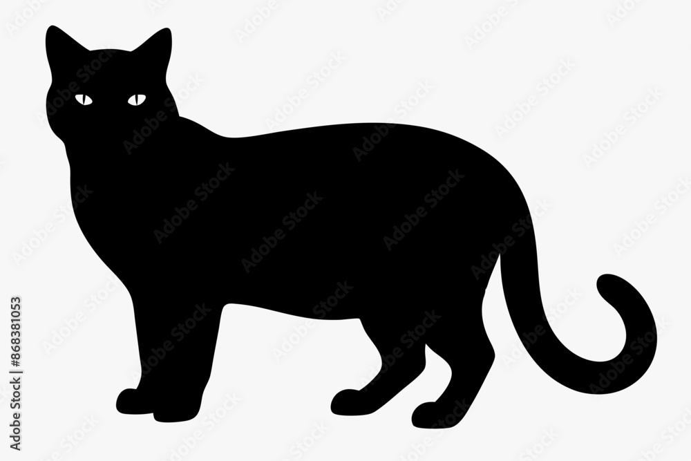 black and white cat silhouette, Cat vector illustration, cat head silhouette, animal silhouette isolated vector Illustration, png, Cat icon black and white cat silhouette, Cat vector illustration, cat head silhouette, animal silhouette isolated vector Illustration, png, Cat icon