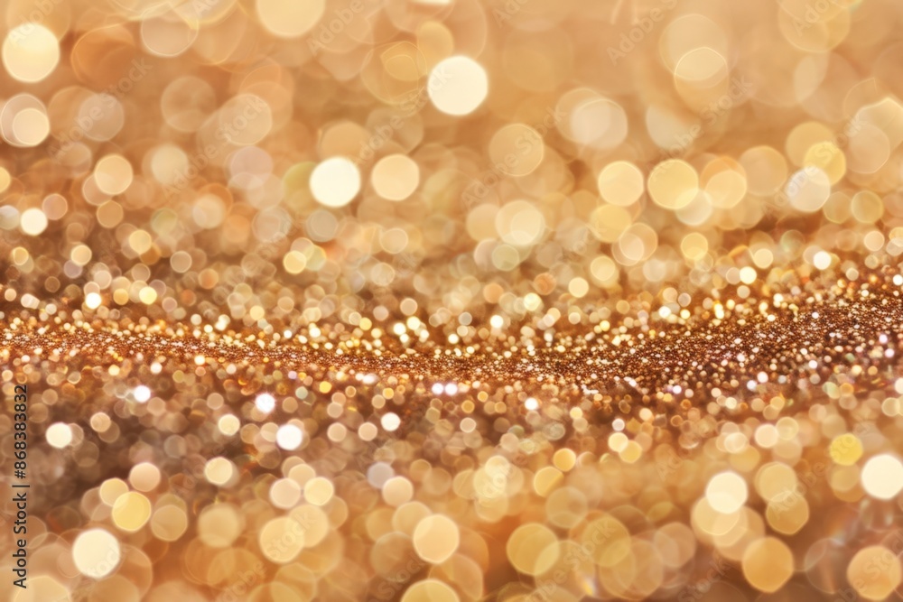 Blurred Golden Sparkles on a Textured Background Blurred Golden Sparkles on a Textured Background