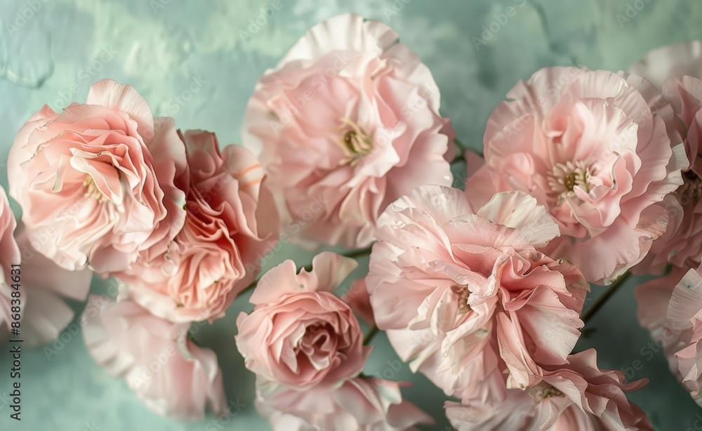 Soft Pink Peonies in Full Bloom Soft Pink Peonies in Full Bloom
