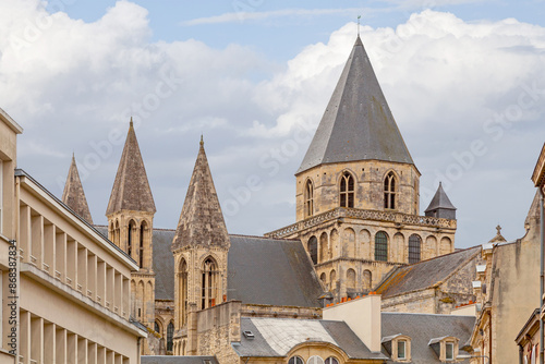 The Saint-Etienne church of Caen