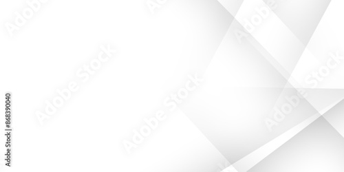 Abstract geometric white and gray color background. Minimal geometric white light background.Abstract white and grey on light silver background modern design. you can use product presentation backdrop