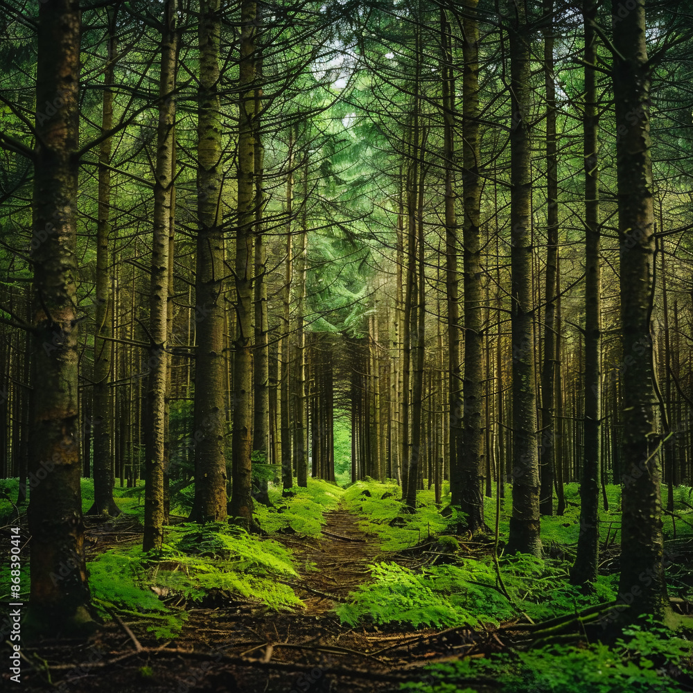 Obraz premium forest, tree in the forest