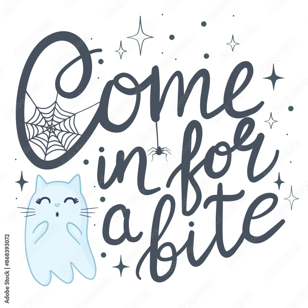 cute spirit flying cats. Pets for Halloween. A cartoon creepy children's character. cute spirit flying cats. Pets for Halloween. A cartoon creepy children's character.