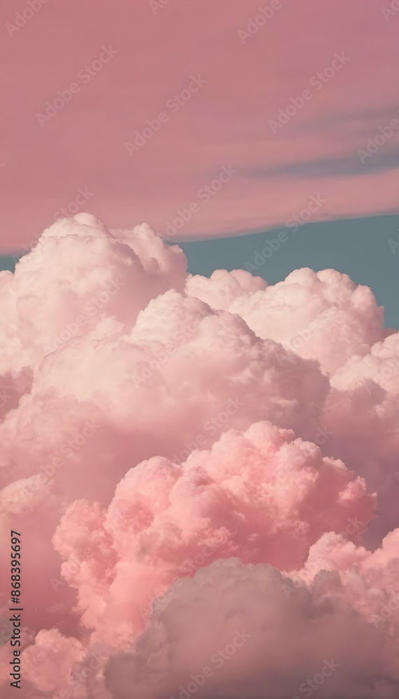 Background with pink clouds sky. Background with pink clouds sky.