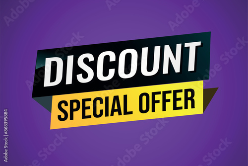 discount special offer poster banner graphic design icon logo sign symbol social media website coupon

