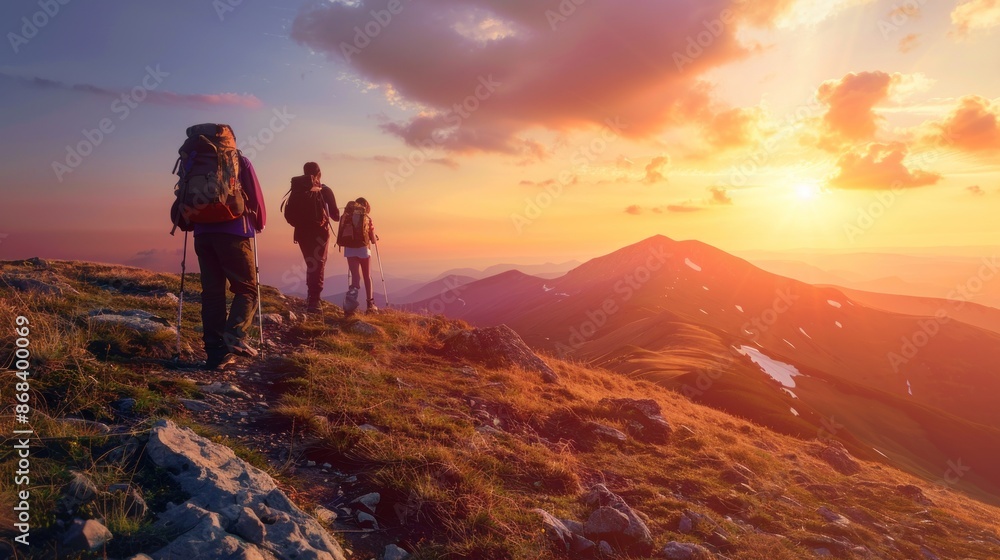 Mountain travel hike people adventure man summer journey tourism group sunset trekking. Hike travel woman mountain walk active backpack nature together sport young trail outdoor tourist hiker person Mountain travel hike people adventure man summer journey tourism group sunset trekking. Hike travel woman mountain walk active backpack nature together sport young trail outdoor tourist hiker person