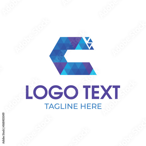 Abstract Letter logo design