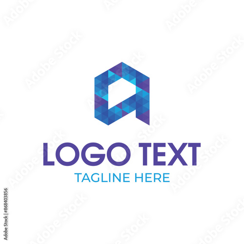 Abstract Letter logo design