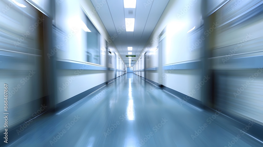 Blurred interior of hospital - abstract medical background. Blurred interior of hospital - abstract medical background.