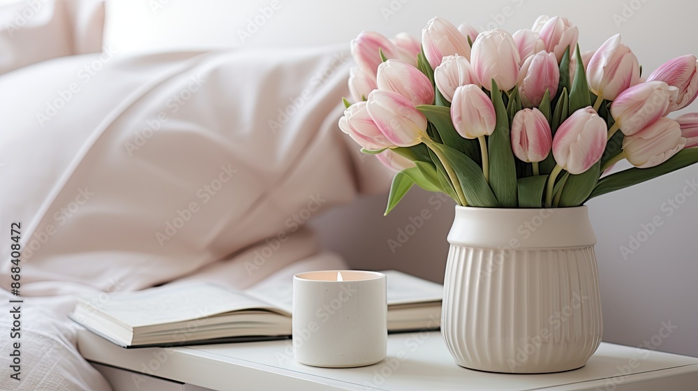 tulips in a vase tulips in a vase
