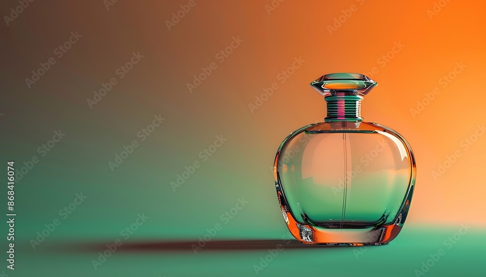 perfume bottle in different colorful contrast with text space isolated on the gradient background abstract water and splashes lubricant perfume background perfume bottle in different colorful contrast with text space isolated on the gradient background abstract water and splashes lubricant perfume background