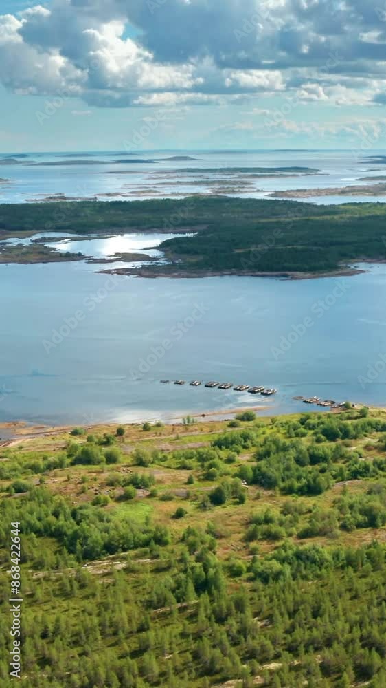 Aerial view of beautiful Finland landscape Aerial view of beautiful Finland landscape