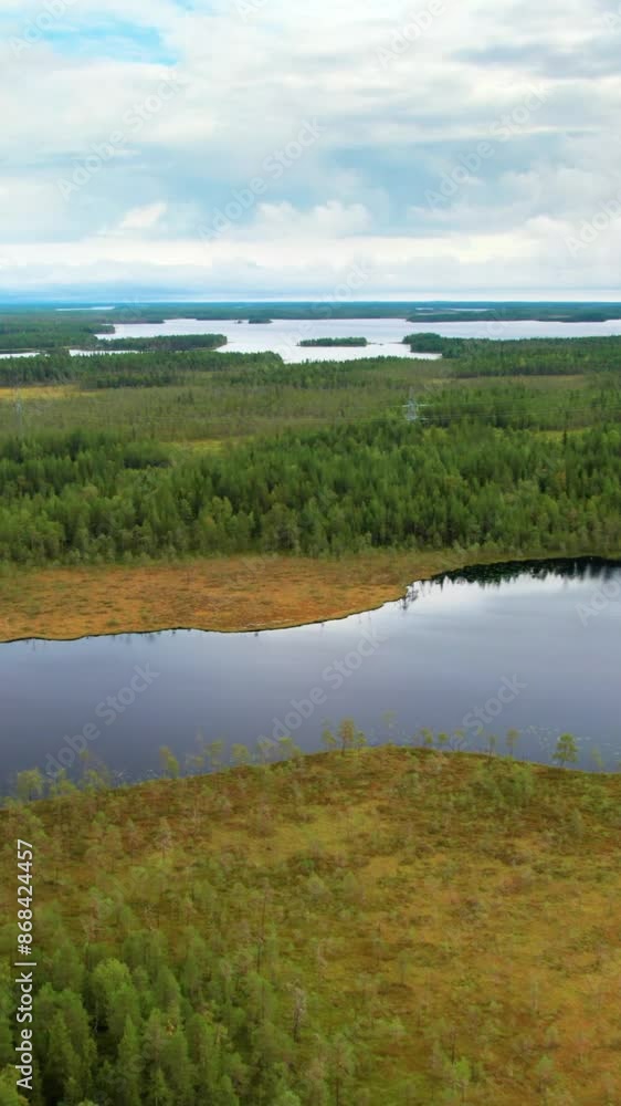 Aerial view of beautiful Finland landscape Aerial view of beautiful Finland landscape