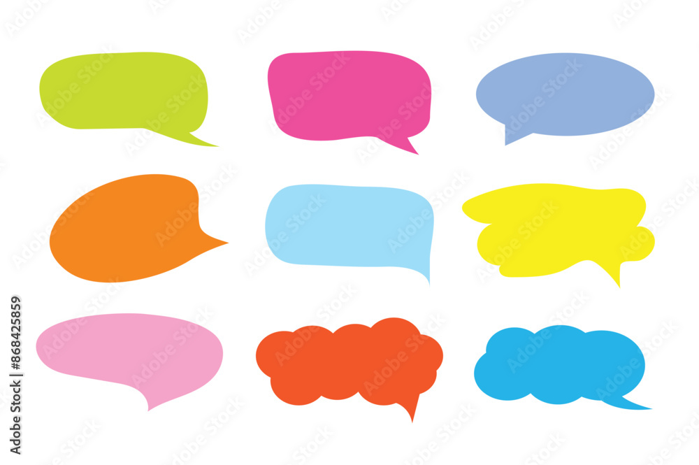 Set of callout, speech bubbles, chats, elements icons, vector illustration. Set of callout, speech bubbles, chats, elements icons, vector illustration.