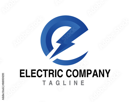 E letter logo for electric or engineering company blue 3d Free Download E letter logo for electric or engineering company blue 3d - GFXLoad