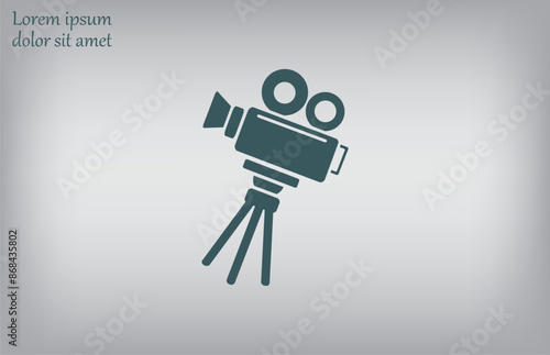 Vector illustration, gray background.