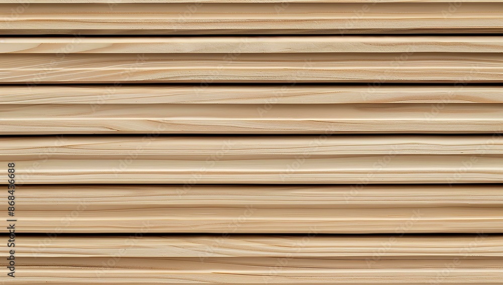 A seamless background of slats made from light wood, The slats have clean lines and subtle grain patterns, perfect for creating a modern or minimalist aesthetic with its warm tones and natural feel A seamless background of slats made from light wood, The slats have clean lines and subtle grain patterns, perfect for creating a modern or minimalist aesthetic with its warm tones and natural feel